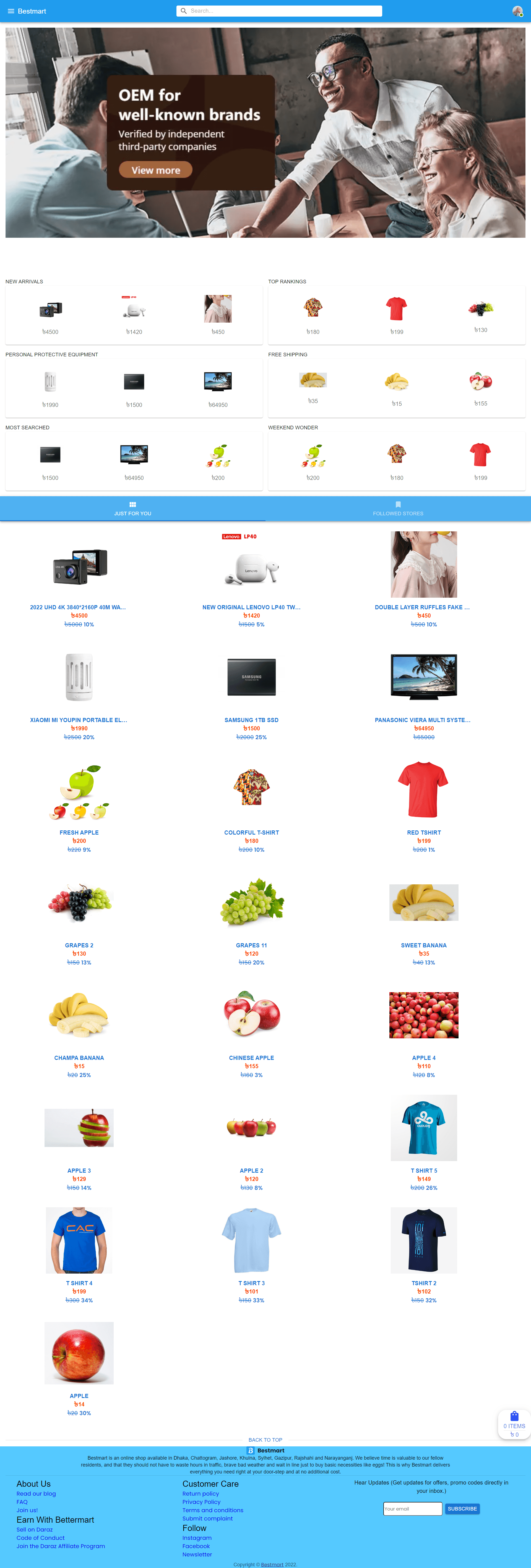 Bestmart - Multi-vendor Ecommerce